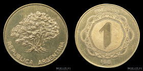 Argentina. Ensayo. 1 Peso 198X. CJ 99.2