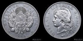 Argentina. 1 Peso 1883. Patacon. CJ 14