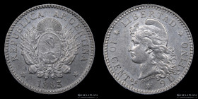 Argentina. 10 Centavos 1883. CJ 21