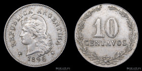 Argentina. 10 Centavos 1896. CJ 91