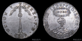 Chile. 1 Peso 1819/8. FD. KM82.2