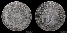 Rep. Sud Peruana. 4 Reales 1838 M. Arequipa. CONFEDFRACION