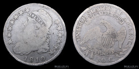 USA. Half Dollar 1810. Cupped Bust. KM37