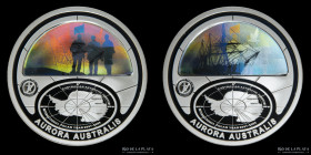 Australia. 5 Dollars 2009. Aurora Australis. Holografica Proof. KM1081