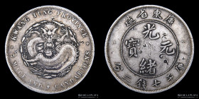 China. 7 Maces 2 Canderines 1890. Kuang-Tung. Chopmarks. Y198.1