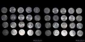 Austria. 25 Schilling 1955 a 1972. Lote x20. Conmemorativas