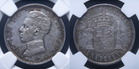 España. Alfonso XIII. 1 Peseta 1903. KM721