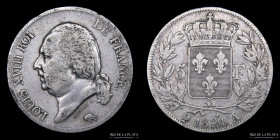 Francia. Luis XVIII. 5 Francs 1821 A. KM711.1