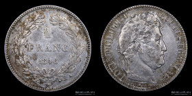 Francia. Louis Philippe I. 1 Franc 1846 A. KM748.1