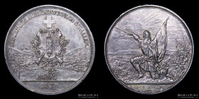Switzerland. 5 Francs 1874. Festival de Tiro de Saint Gallen. XS12