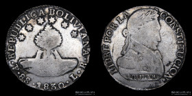 Bolivia. 8 Soles 1830 LR. KM97