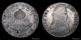 Bolivia. 8 Soles 1830 J . KM97