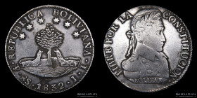 Bolivia. 8 Soles 1832 JL . KM97