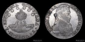 Bolivia. 8 Soles 1833 L. KM97