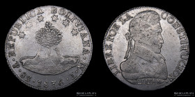 Bolivia. 8 Soles 1836 LM . KM97