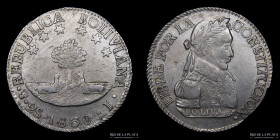 Bolivia. 2 Soles 1830 J. KM95a