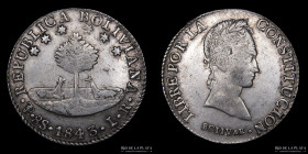 Bolivia. 8 Soles 1843 LR . KM103