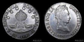 Bolivia. 8 Soles 1845 R. KM103