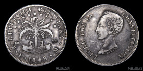 Bolivia. 8 Soles 1848 FM . KM109