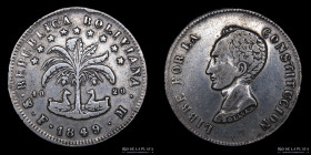 Bolivia. 8 Soles 1849 FM. KM109