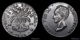 Bolivia. 8 Soles 1850 FM. KM109