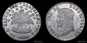 Bolivia. 4 Soles 1856 FJ . KM123.2