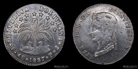 Bolivia. 4 Soles 1857 FJ . KM123.2
