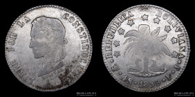 Bolivia. 4 Soles 1859 FJ . CONSTITUCION/CONSTITUCIN KM123.2