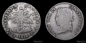 Bolivia. 2 Soles 1856 FJ. KM121.2
