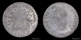 Bolivia. 2 Soles 1863 FP. KM135.2