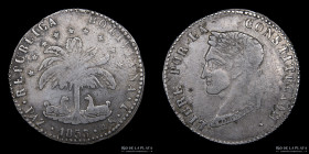 Bolivia. 4 Soles 1853 J. La Paz Mint. KM125