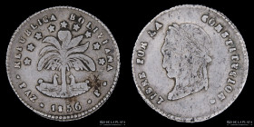 Bolivia. 1/2 Sol 1856/5 P. La Paz Mint. KM127