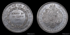 Bolivia. 50 Centavos 1899/99 MM . KM161.5