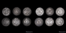 Bolivia. 20 Centavos 1884 a 1887. Lotex6. A estudiar