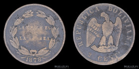 Bolivia. 2 Centavos 1878. KM165