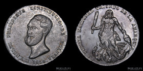 Bolivia. 1850. 4 Soles. Belzu Presidente Constitucional. RTB 123