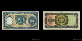 Bolivia. Banco Central. 10.000 Bolivianos 1942 A. Pick 137