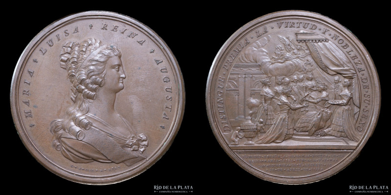 México. 1793. Real orden de mujeres. Reina Maria Luisa. Canto parlante: "Da Ma G...