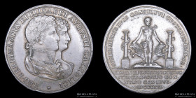 España. Fernando VII. 1816 Cadiz. Proclama casamiento. Cobre