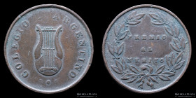 Argentina. 1827. Colegio Argentino. Premio al Merito