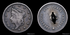 Argentina. Ca 1868. Publicidad de Cataldi. Plata garantizada