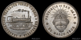 Argentina. Ferroviarias. 1904. FFCC San Juan Carril a Serrezuela