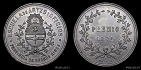 Argentina. 1884. Bs As. Escuela de Artes y Oficios. R. Grande