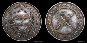 Argentina. 1887. Monumento a Juan Lavalle. R. Grande