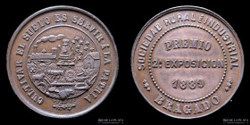 Argentina. 1889. Sociedad Rural e Industrial. Bragado. Buenos Aires. R. Grande