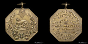 Argentina. 1895. 25º Aniversario de Roma Capital. San Isidro