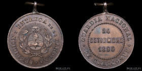 Argentina. 1895. Guardia Nacional de Chascomus