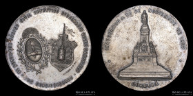 Argentina. Cordoba. 1897. Monumento a Velez Sarfield. Plateada