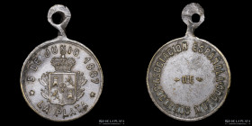 Argentina. 1887. Soc. Española de Socorros Mutuos. La Plata