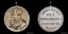 Argentina. 1901. Sociedad Italiana de Vittorio Emmanuele III